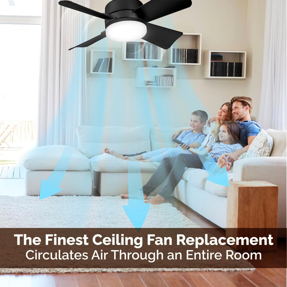 hambort™-2-IN-1 PORTABLE CEILING FAN & LIGHT with Remote Control