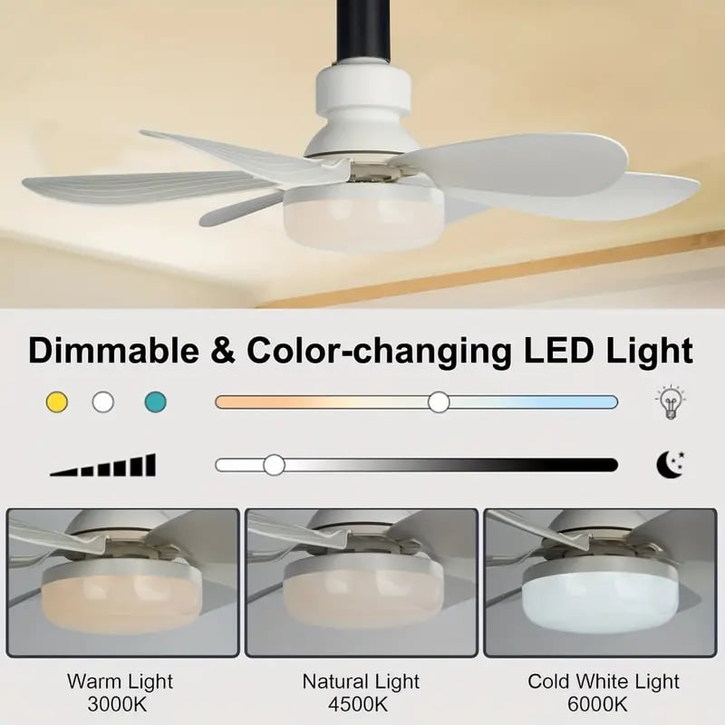 hambort™-2-IN-1 PORTABLE CEILING FAN & LIGHT with Remote Control