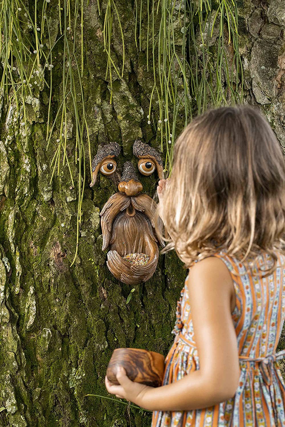 hambort™-3D Funny Bark Ghost Face Decor Tree Facial Features Outdoor Decoration