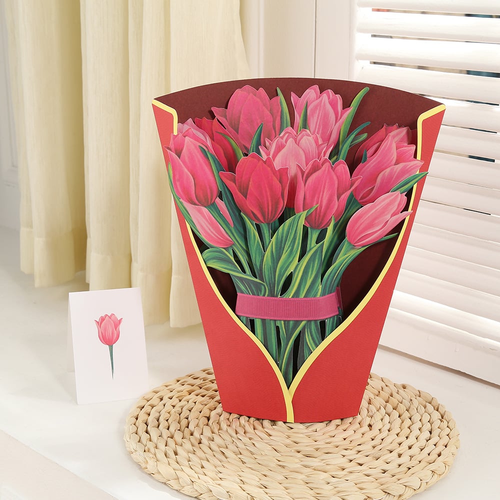 🔥 SAVE 49% OFF🔥Pop Up Flower Bouquet Greeting Card