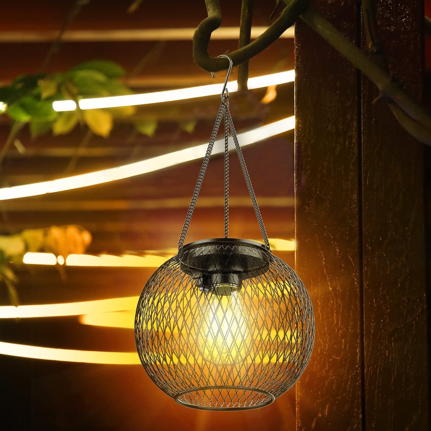 hambort™-Solar Outdoor Lights Upgraded Hanging Lantern