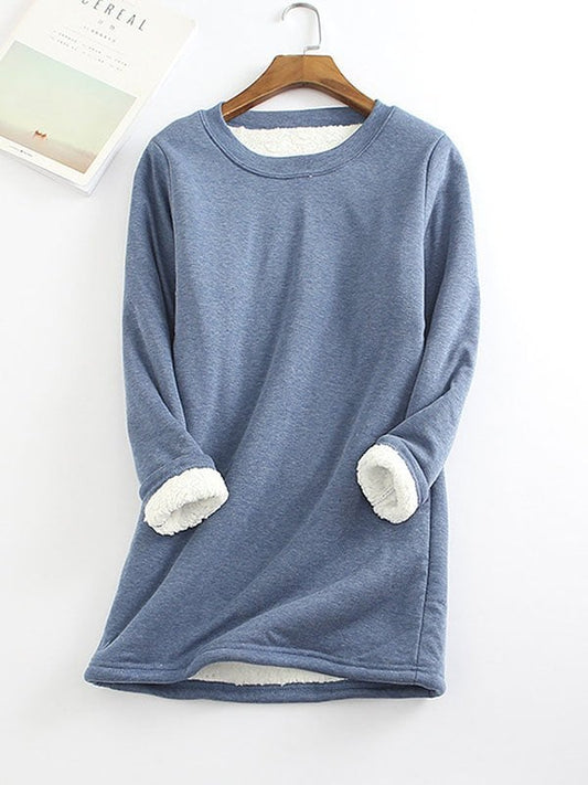 💥Hot Sale,Sold 20000+💥Women‘s NEW Casual Cotton Round Neck Solid Sweatshirt (S-5XL)