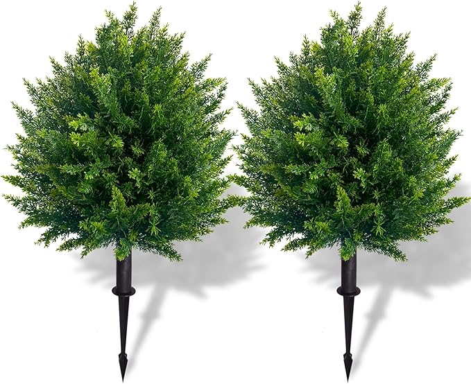 💥LAST DAY 49% OFF-UV Resistant Artificial Cedar Topiary Ball Tree