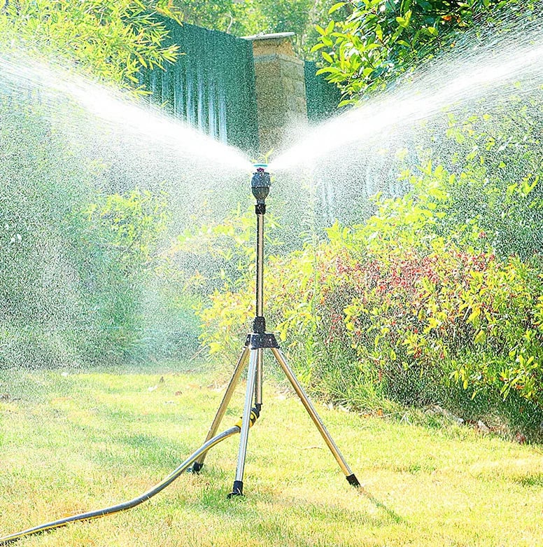 hambort™-Stainless Steel Rotary Irrigation Tripod Telescopic Support Sprinkler