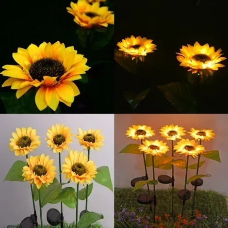 hambort™-2024 SOLAR SUNFLOWER OUTDOOR GARDEN LIGHT