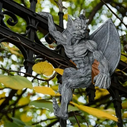 hambort™ - Dragon Winged Gargoyle Fence Hanger