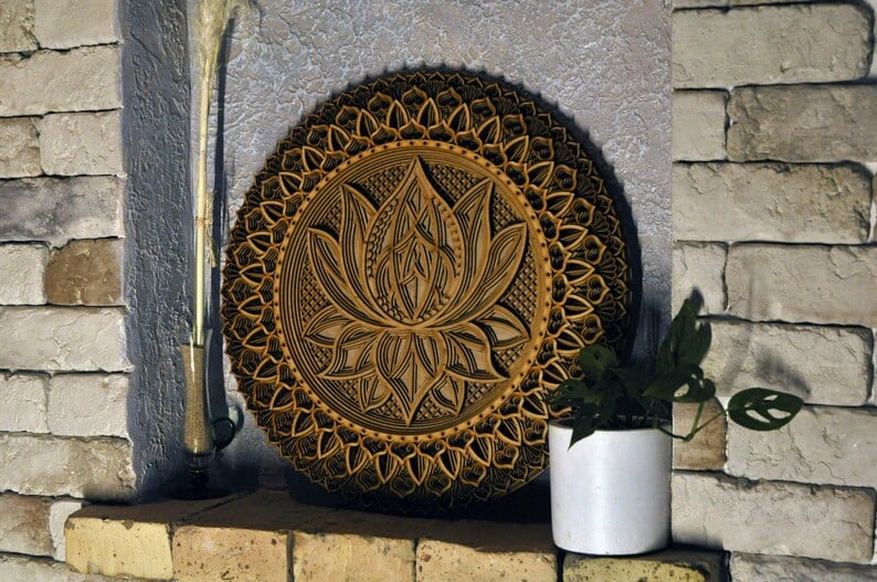 hambort™-Lotus Flower Elegant Wooden Mandala