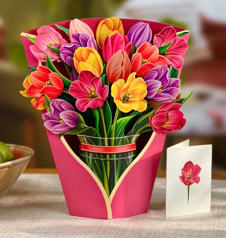 🔥 SAVE 49% OFF🔥Pop Up Flower Bouquet Greeting Card