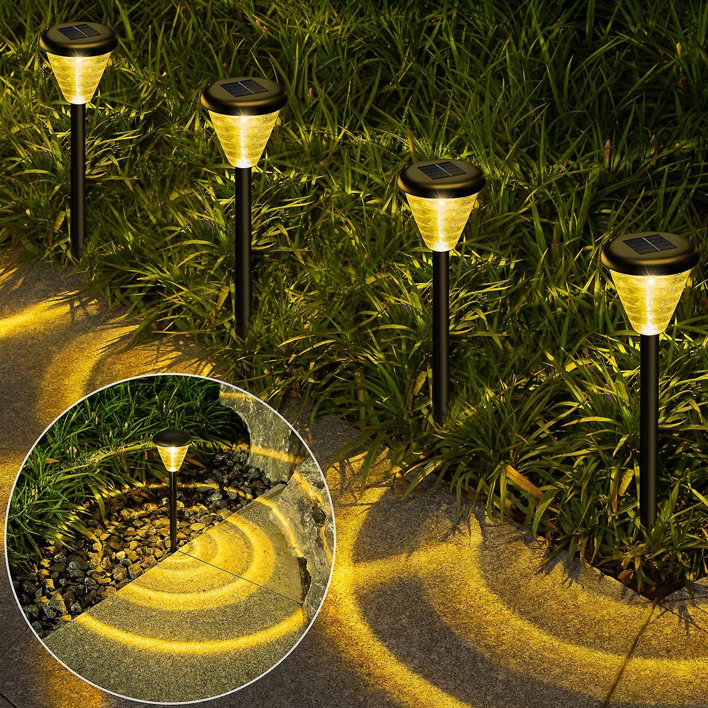 hambort™-Solar Lamp Outdoor Induction Inserted Lawn Lamp