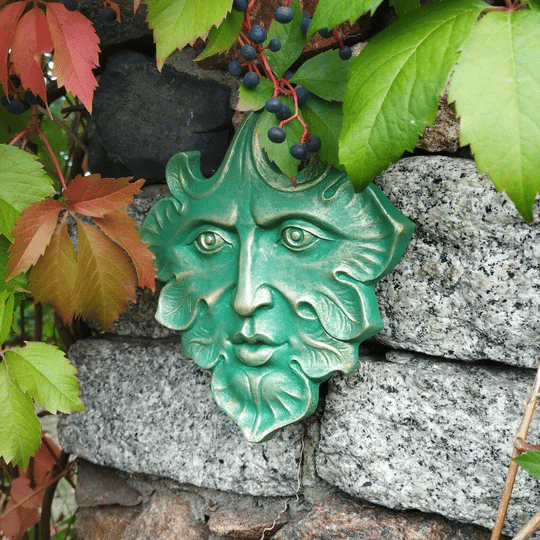 hambort™-The "Green Man" Wall Art Sculpture