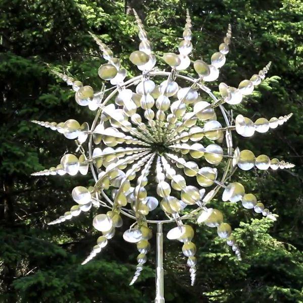 hambort™-Wind Powered Kinetic Sculpture Magical Metal Windmill