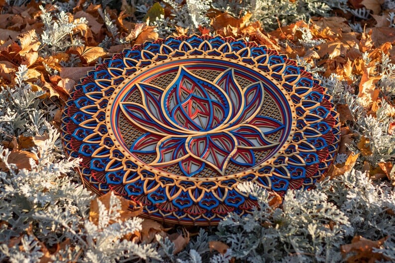 hambort™-Lotus Flower Elegant Wooden Mandala