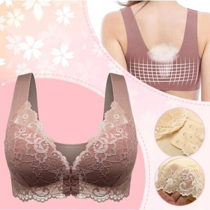 🔥 BUY 1 GET 2 FREE😲- 3PCS*Front Closure 5D Beauty Back Sports Comfy Bra