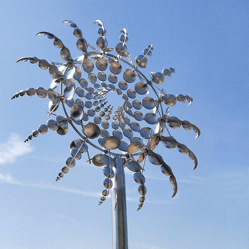 hambort™-Wind Powered Kinetic Sculpture Magical Metal Windmill