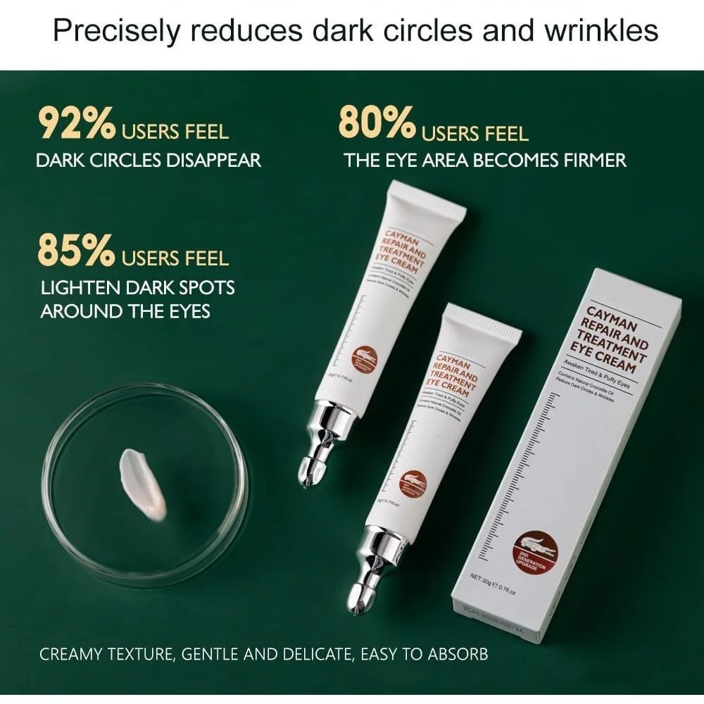 ⏰Promotion 49% OFF - Crocodile Oil Treatment & Repair Eye Cream