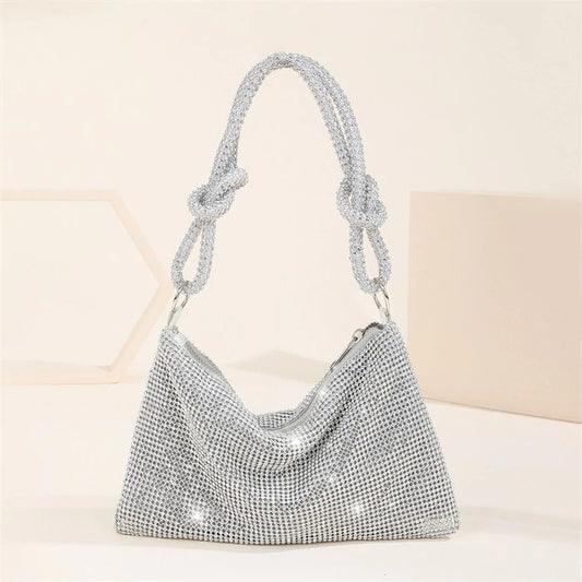 🔥Summer Hot Sale🔥Luxury Design Shiny Rhinestones Handbag