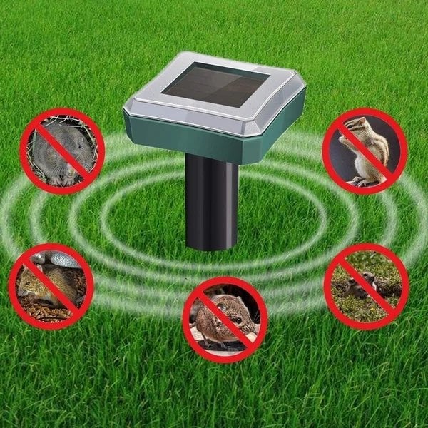 hambort™-Solar Powered Mole Repellent (Same for snakes/pests/rodents)