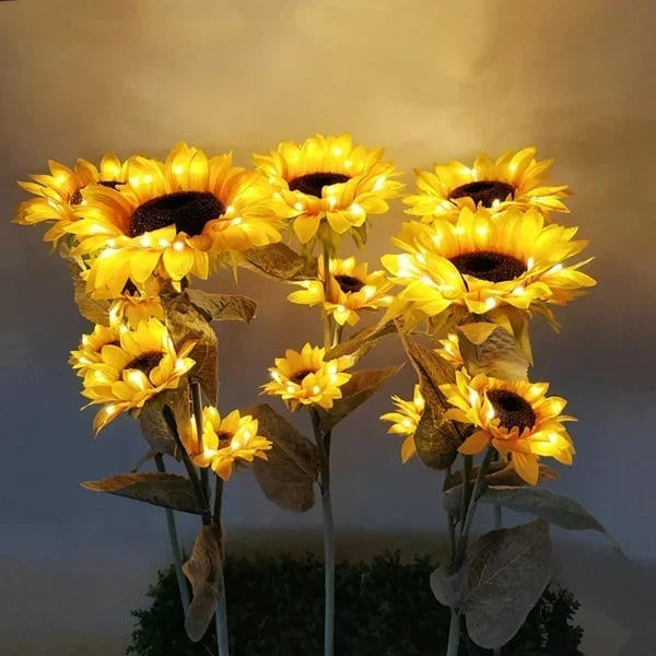 hambort™-2024 SOLAR SUNFLOWER OUTDOOR GARDEN LIGHT