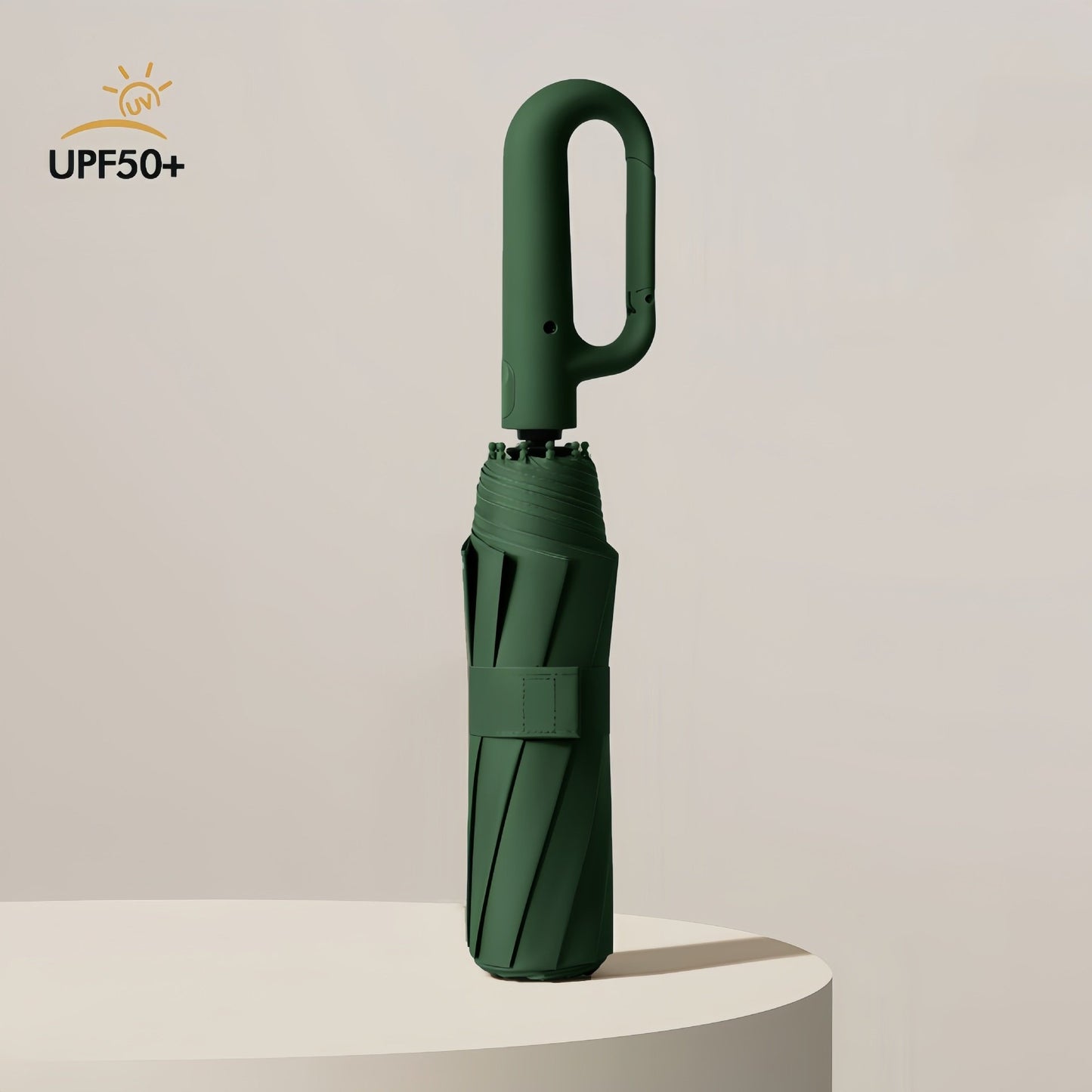 🔥🎁Automatic Folding Umbrella – Lightweight, Portable with Loop Buckle, Windproof & Waterproof