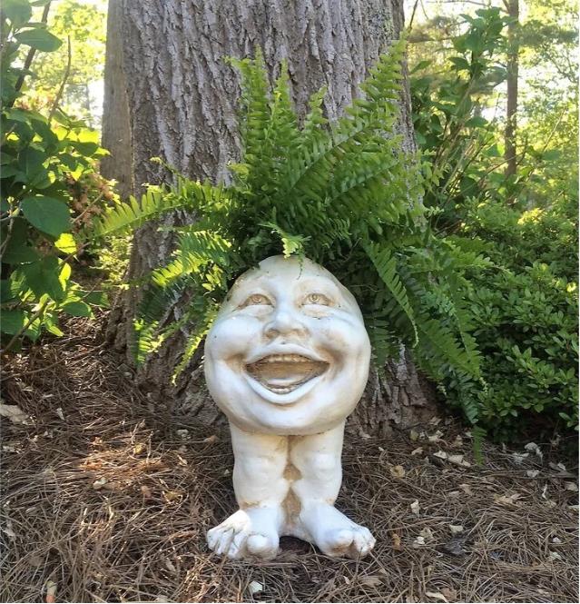 hambort™-Mugglys Face Statue Planter