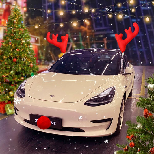 Funny Christmas  Car Antlers Decoration