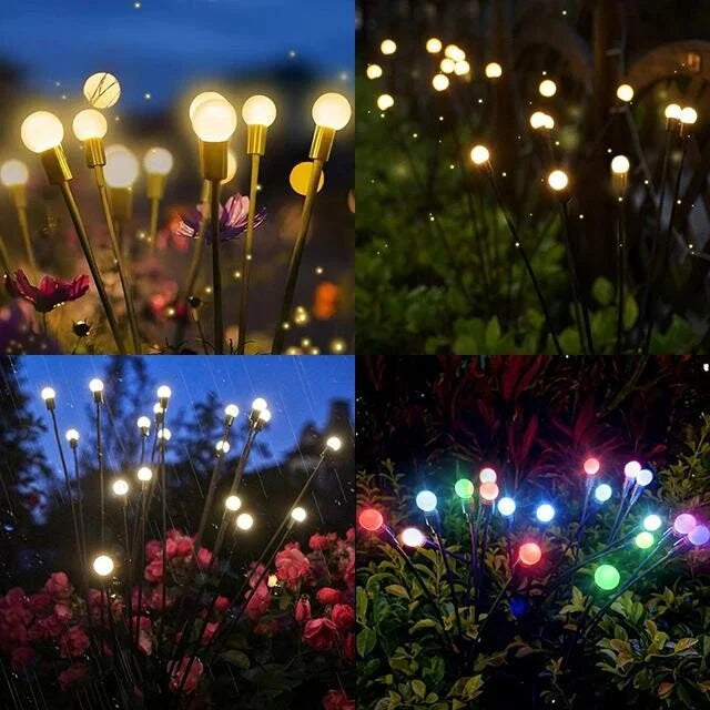 hambort™-(garden-upgrade)Starburst Swaying Solar Garden Lights