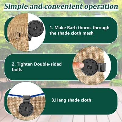 hambort™ - Shade Cloth Heavy Duty Lock Grip