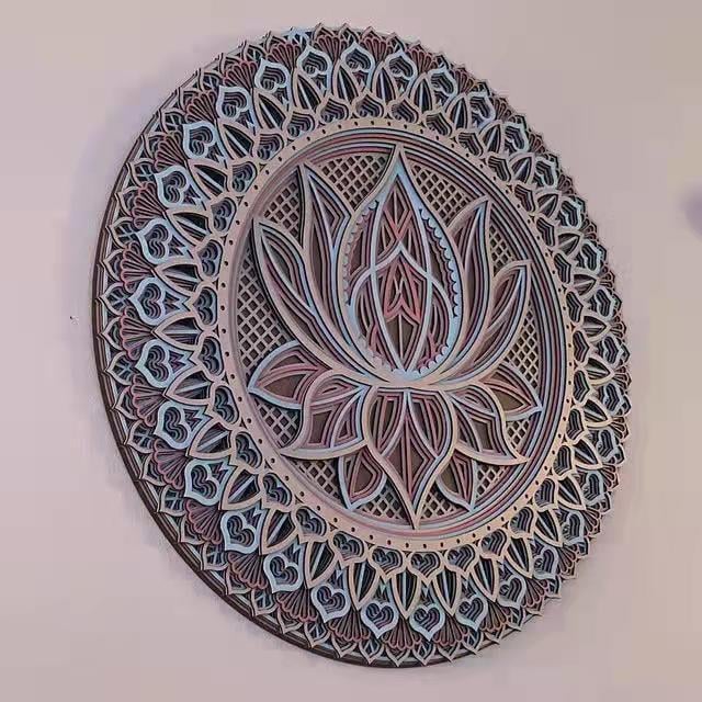 hambort™-Lotus Flower Elegant Wooden Mandala