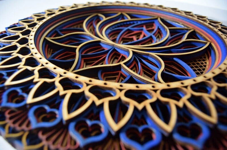 hambort™-Lotus Flower Elegant Wooden Mandala