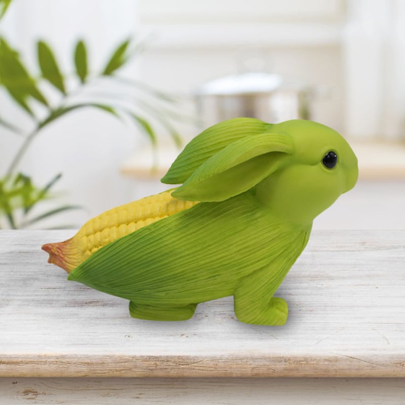 hambort™- Cute Rabbit Sculpture Creative 2-in-1 Corn Rabbit Ornaments