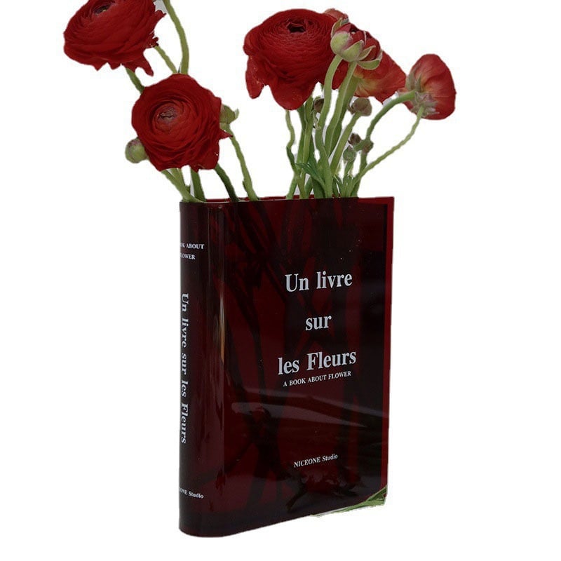 hambort™-Books About Flowers - Book Vase