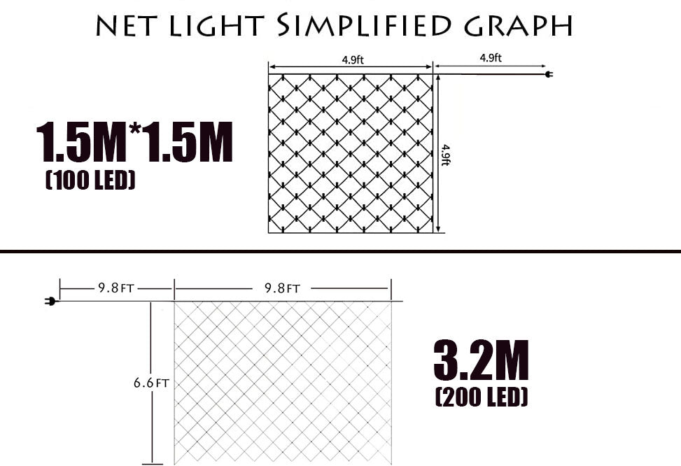 hambort™-Net Mesh Waterproof String Lights