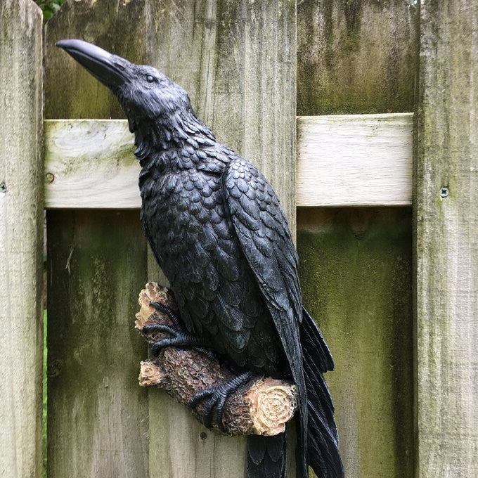 hambort™-Raven's Perch Wall Sculpture