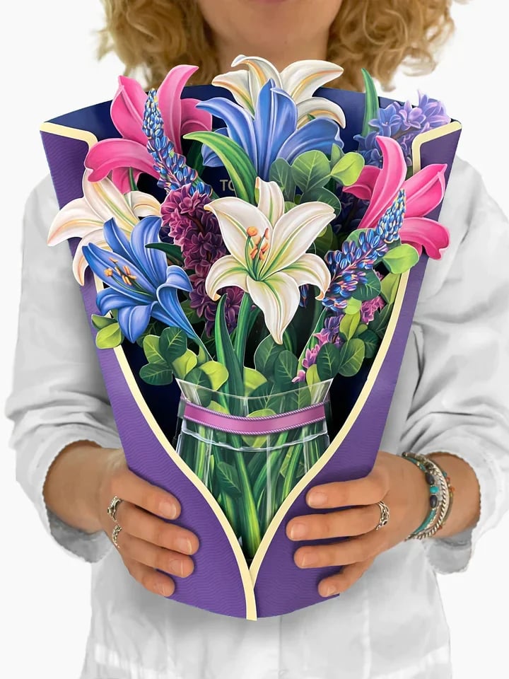 🔥 SAVE 49% OFF🔥Pop Up Flower Bouquet Greeting Card