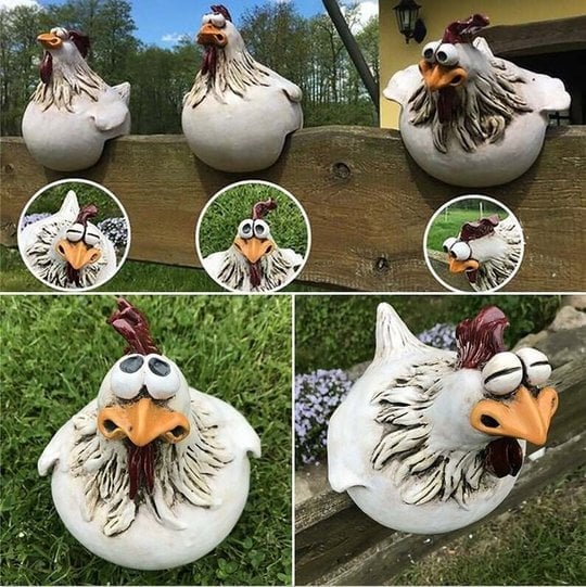 hambort™-Funny Chicken Garden Fence Decoration