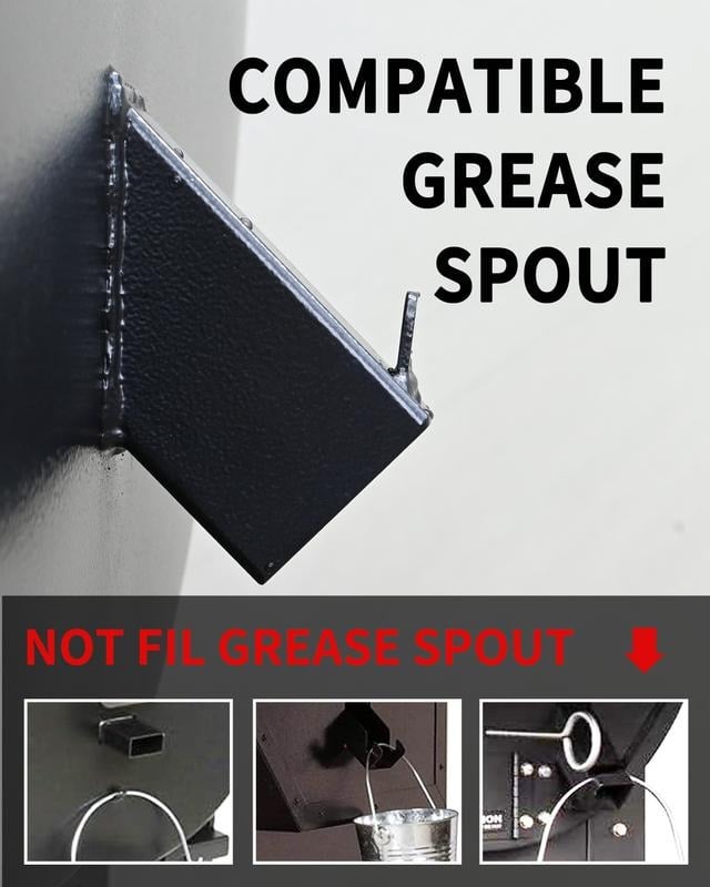 Grease Bucket with Lid & Silicone Liner