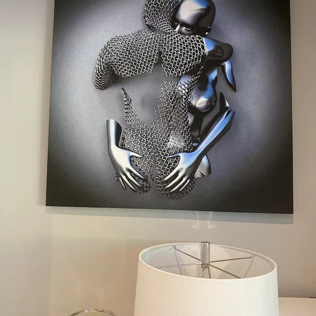 hambort™- Love Heart Gray-3D Art Wall