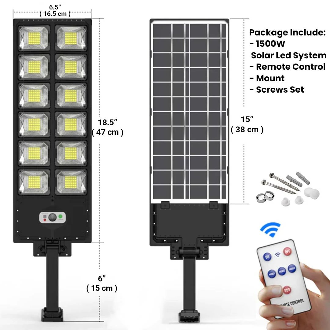 hambort™ - 1500W Solar Led Light System