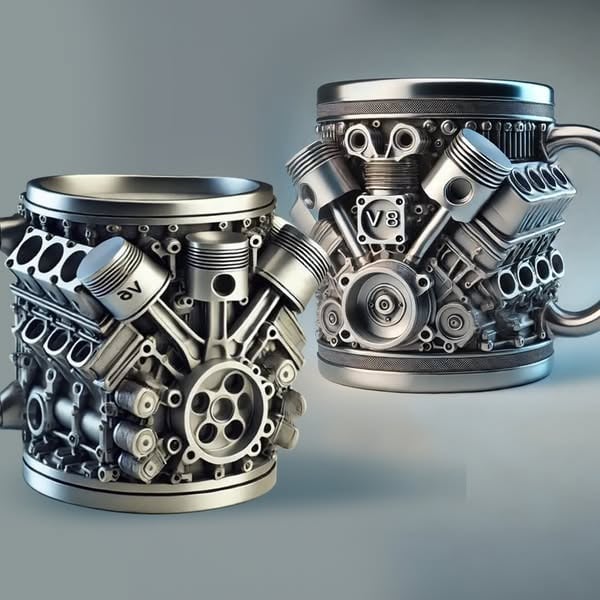 🔥Limited Edition-49% OFF🎁V8 Engine Stainless Steel Mug🚚BUY 2 FREE SHIPPING