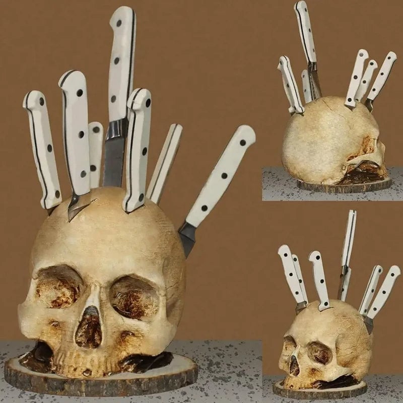 hambort™-Gothic Skull Knife Holder