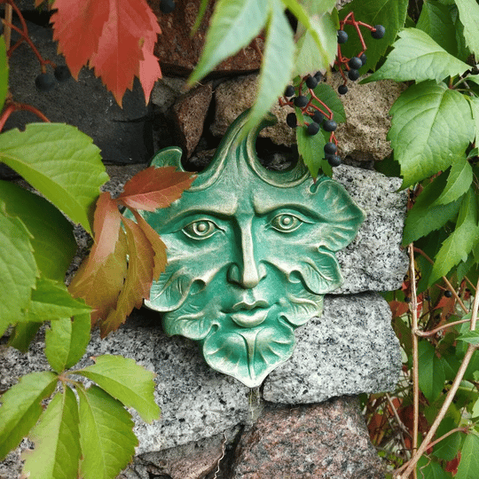 hambort™-The "Green Man" Wall Art Sculpture