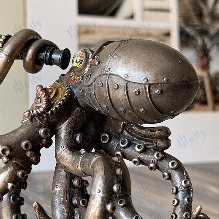 hambort™-Steampunk Seabed Hiker Octopus Statue Decor