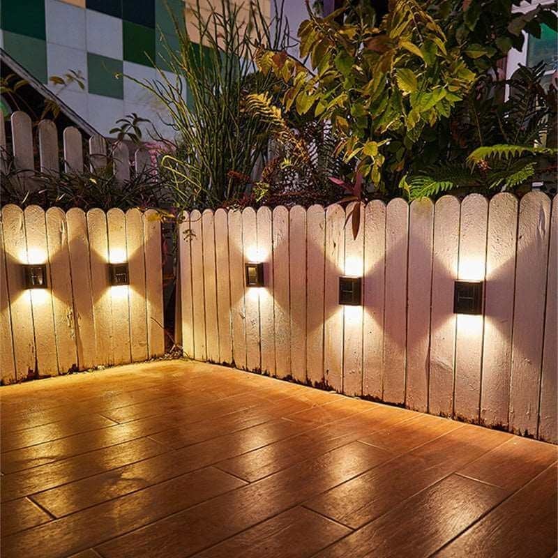 hambort™-Waterproof Solar Powered Outdoor Patio Wall Decor Light