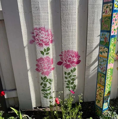 hambort™-Garden Fence Large Flower Stencils