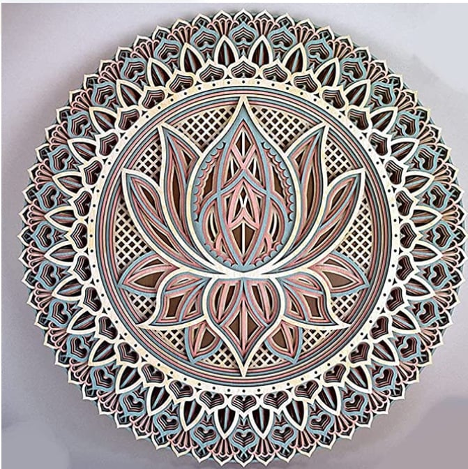 hambort™-Lotus Flower Elegant Wooden Mandala