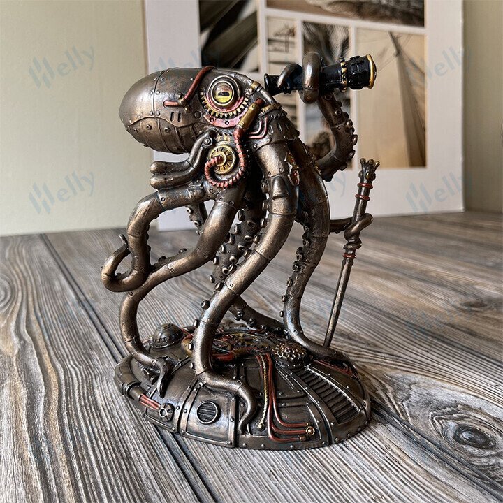 hambort™-Steampunk Seabed Hiker Octopus Statue Decor