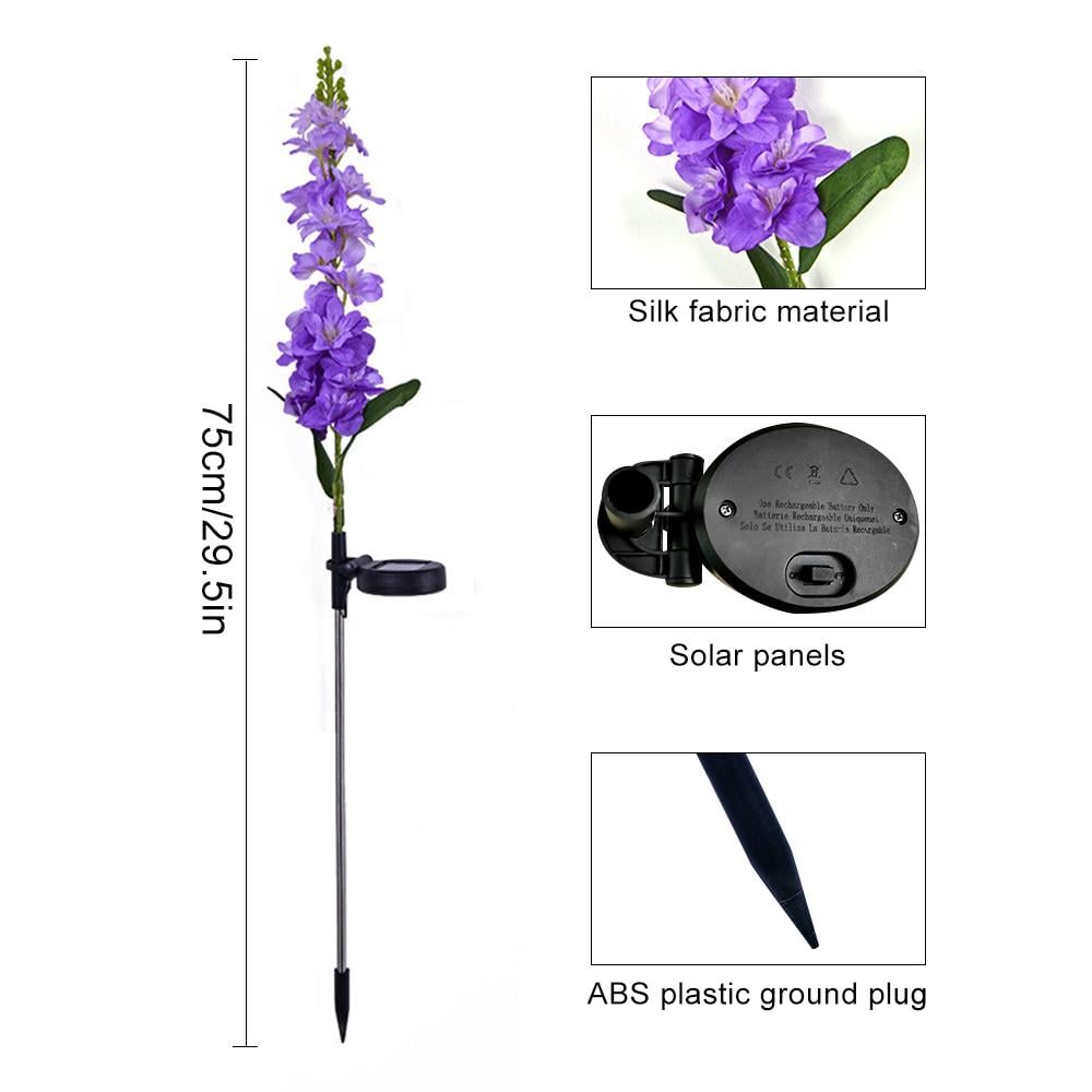 hambort™-Outdoor Solar Violet Flower Lights