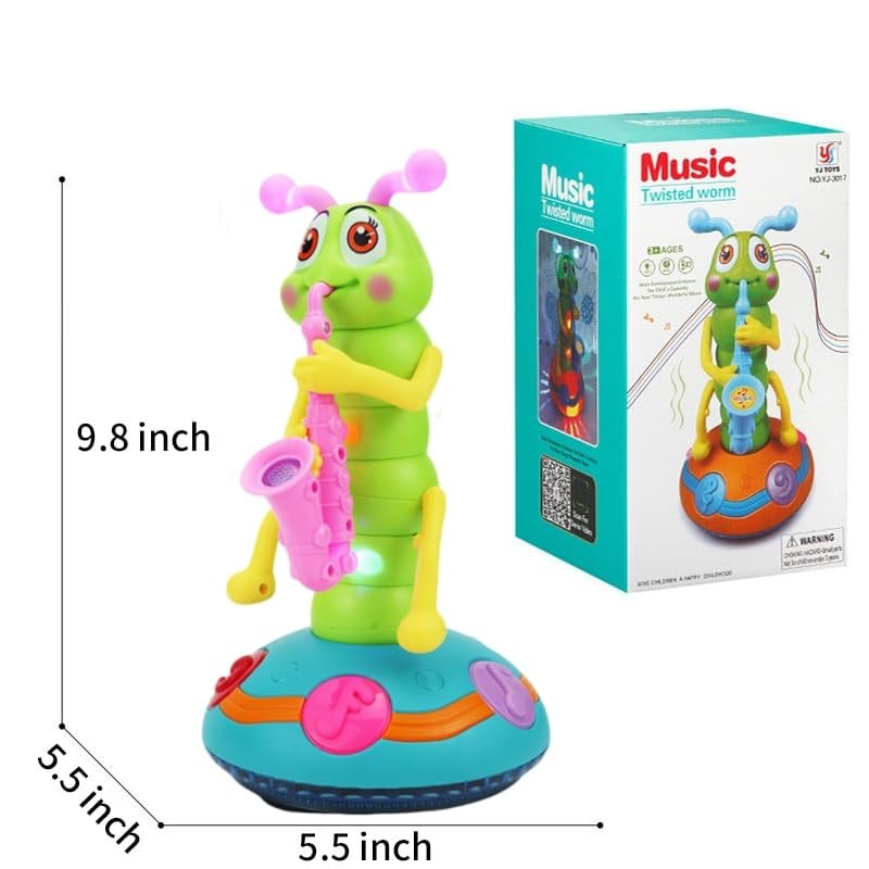 Children’s Electric Caterpillar Saxophone Toy