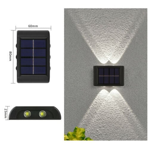 hambort™-Waterproof Solar Powered Outdoor Patio Wall Decor Light