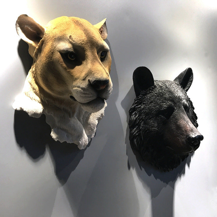 hambort™-Simulation animal head wall hanging decoration